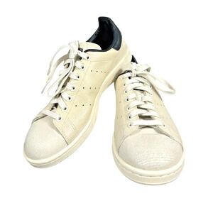 Adidas Originals Women's Stan Smith Sneakers - Beige/Black Grid ART M20808 - 8.5